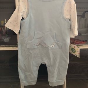 Two piece dinosaur outfit